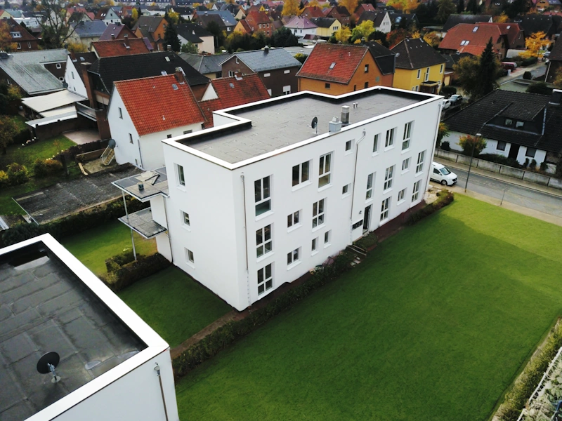 Drohnenaufnahmen im Gewerbeimmobilienbereich